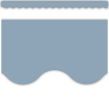 Cottage Blue Scalloped Border Trim