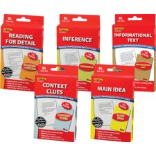 Reading Comprehension Cards 5-Pack Grades 2-3