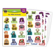 Go Wild Animals Stickers Go Wild Animals Stickers