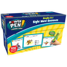 Power Pen Learning Cards: Sight Word Sentences