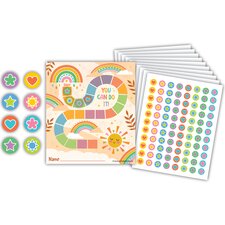 Sunshine Rainbow Reward Trackers with Stickers