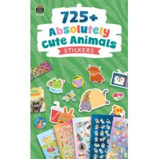Absolutely Cute Animals Sticker Pad