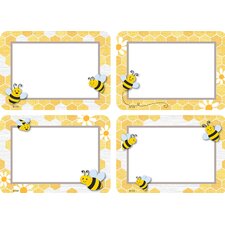 Buzzing Bees Name Tags/Labels - Multi-Pack