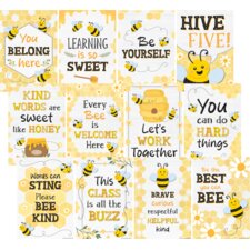 Buzzing Bees Positive Sayings Small Poster Pack