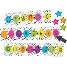 Brights 4Ever Number Line (-20 to 120) Bulletin Board