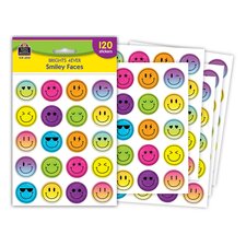 Brights 4Ever Smiley Faces Stickers Brights 4Ever Smiley Faces Stickers