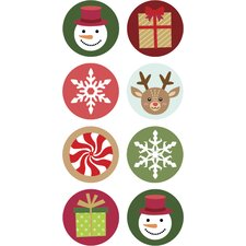 Winter Holiday Mini Stickers