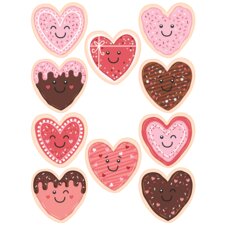 Frosted Heart Cookies Accents