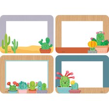 Happy Cactus Crew Name Tags/Labels - Multi-Pack Happy Cactus Crew Name Tags/Labels - Multi-Pack