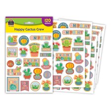 Happy Cactus Crew Stickers Happy Cactus Crew Stickers