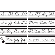 Black and White Cursive Mini Bulletin Board