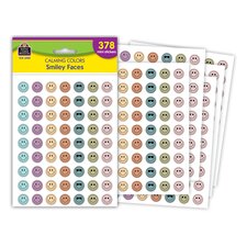 Calming Colors Smiley Faces Mini Stickers Calming Colors Smiley Faces Mini Stickers