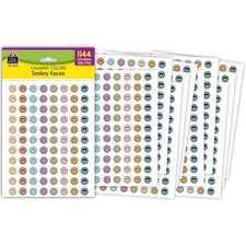Calming Colors Smiley Faces Mini Stickers Valu-Pak