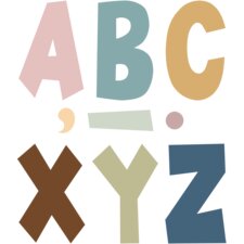 Everyone is Welcome 7" Fun Font Letters Everyone is Welcome 7" Fun Font Letters