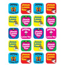 Jesus Loves You Stickers