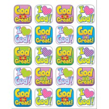 God is Great Stickers