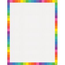 Colorful Blank Write-On/Wipe-Off Chart