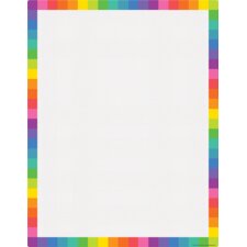 Colorful Blank Write-On/Wipe-Off Chart Colorful Blank Write-On/Wipe-Off Chart