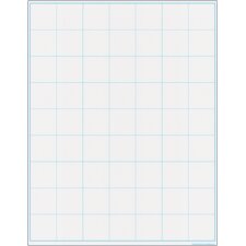 Graphing Grid Large Squares Write-On/Wipe-Off Chart