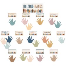 Everyone is Welcome Helping Hands Mini Bulletin Board Everyone is Welcome Helping Hands Mini Bulletin Board