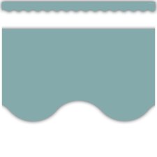 Calming Blue Scalloped Border Trim