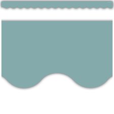 Calming Blue Scalloped Border Trim Calming Blue Scalloped Border Trim
