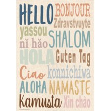 Everyone is Welcome Hello Positive Poster Everyone is Welcome Hello Positive Poster