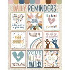 Everyone is Welcome Daily Reminders Chart Everyone is Welcome Daily Reminders Chart