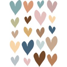 Everyone is Welcome Hearts Accents - Assorted Sizes Everyone is Welcome Hearts Accents - Assorted Sizes