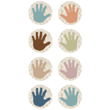 Everyone is Welcome Helping Hands Mini Stickers