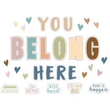 Everyone is Welcome You Belong Here Bulletin Board