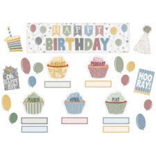 Classroom Cottage Happy Birthday Mini Bulletin Board