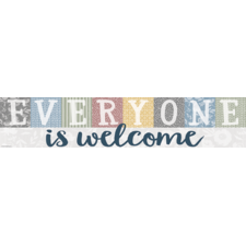 Classroom Cottage Everyone is Welcome Banner