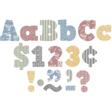 Classroom Cottage Bold Block 4" Letters Combo Pack Classroom Cottage Bold Block 4" Letters Combo Pack