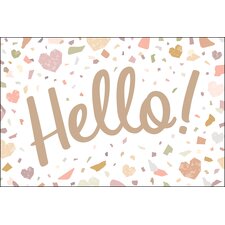 Terrazzo Tones Hello Postcards