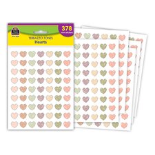 Terrazzo Tones Hearts Mini Stickers Terrazzo Tones Hearts Mini Stickers