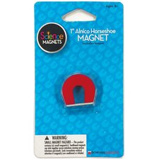 1" Alnico Horseshoe Magnet (includes steel keeper)