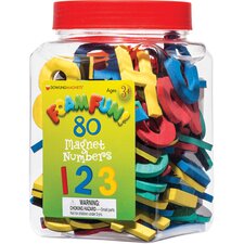 Foam Fun&trade; Magnet Numbers, Set of 80