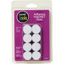 Adhesive Magnet Dots, Set of 100