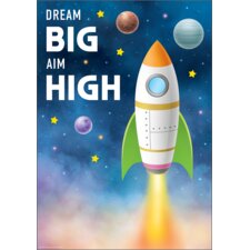 Dream Big Aim High Positive Poster