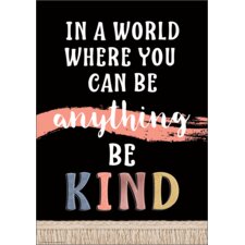 Wonderfully Wild Be Kind Positive Poster