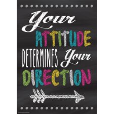 Your Attitude Determines Your Direction Positive Poster Your Attitude Determines Your Direction Positive Poster