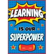 Learning Is Our Superpower Positive Poster