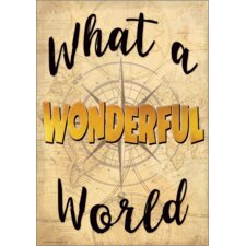 What a Wonderful World Positive Poster What a Wonderful World Positive Poster