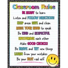 Brights 4Ever Classroom Rules Chart