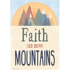 Faith Can Move Mountains Positive Poster