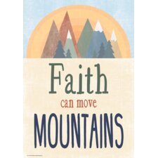 Faith Can Move Mountains Positive Poster Faith Can Move Mountains Positive Poster