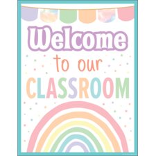 Pastel Pop Welcome To Our Classroom Chart