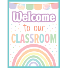 Pastel Pop Welcome To Our Classroom Chart