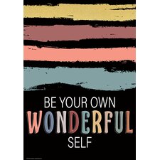 Be Your Own Wonderful Self Positive Poster